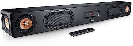 Teufel CINEBAR Ultima – 380 W Soundbar | Eingebauter XXL-Subwoofer, Dynamore Ultra, Dolby Audio, Bluetooth aptX, Bassreflex, HDMI 3D ARC CEC, Schwarz