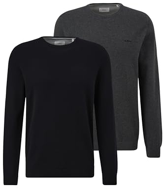 s.Oliver Baumwollpullover mit Logo-Stickerei