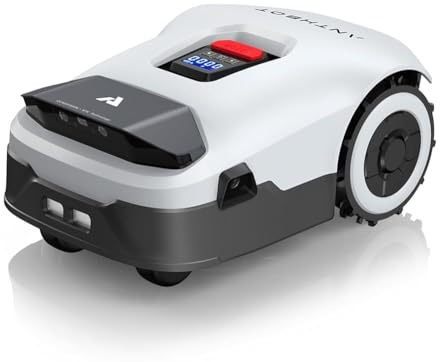 ​ANTHBOT Genie600 Mähroboter ohne Begrenzungskabel - 900m² RTK+4K Vision, Multizonen-Steuerung, 3D-Hindernisvermeidung, App-Steuerung, Automatischer Rasenroboter mit Nachtsicht & Regen-Sensor​