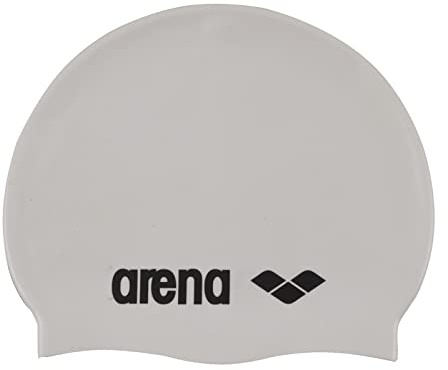 arena Classic Unisex Silikon-Badekappe, Schwimmkappe für Frauen und Männer, Badekappe mit Verstärktem Rand, Weiche und Strapazierfähige Schwimmkappe