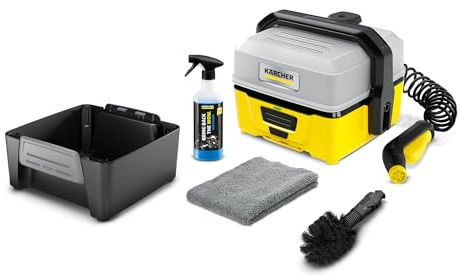 Kärcher Mobile Outdoor Cleaner OC 3 Bike Box Hochdruckreiniger Gelb 4 Liter Lithium-Ionen-Akku