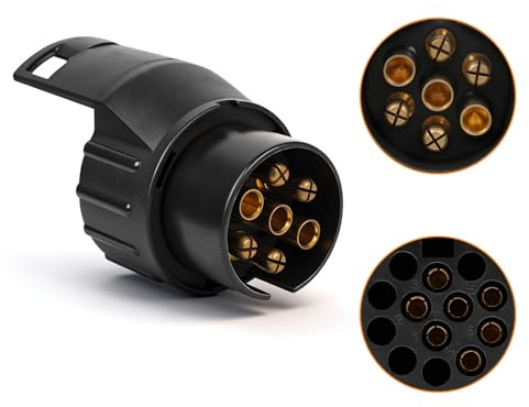 Qiping Anhänger Adapter 7 auf 13 polig - ahk Adapter 7 auf 13 poliger