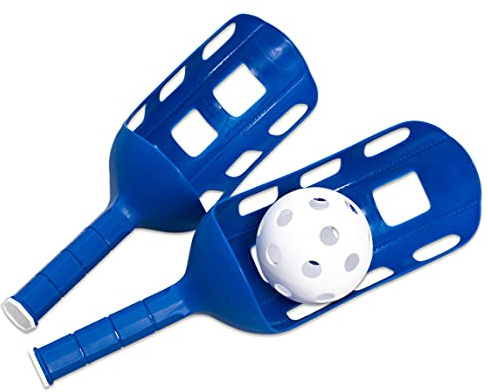 Betzold Scoop Rückschlagspiel für 2 Spieler/innen | Set mit Schläger & Ball