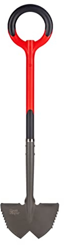 Radius Garden 22611 Root Slayer Carbon Stahl Rasenkantenstecher, Rot