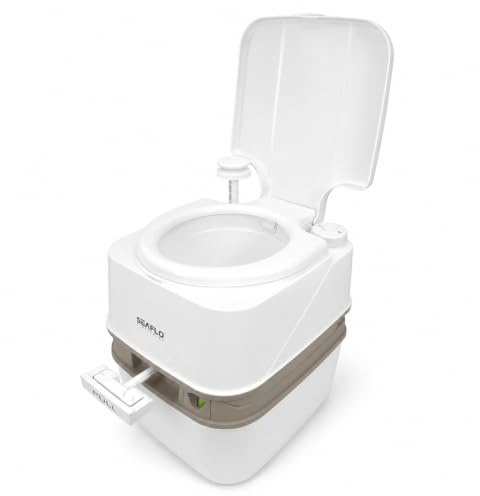 SEAFLO Tragbare Premium-Reise-Toilette, 18 l