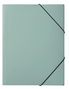 PAGNA 21609-18 Gummizugmappe A4 PP Pastell eco 3 Einschlagklappen minze