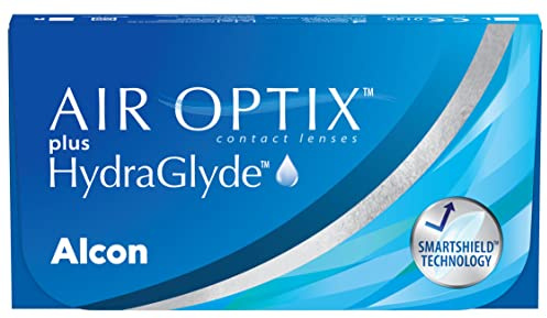 Air Optix plus HydraGlyde Monatslinsen weich | 6 Stück | BC 8.6 mm | DIA 14.2 mm | -02.75 Dioptrien