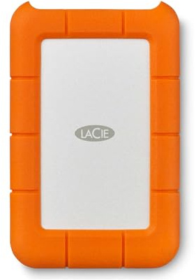 LaCie Rugged Mini 4TB tragbare externe Festplatte, 2.5 Zoll, PC & Mac, inkl. USB-C w/o USB-A Kabel, Data Rescue Service (LAC9000633)