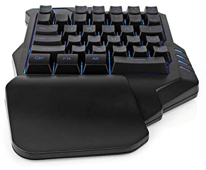 NEDIS Wired Gaming Keyboard - USB Type-A - Folientasten - RGB - Einhändig - Universal - Stromversorgung über USB - Netzkabellänge: 1.60 m - Gaming