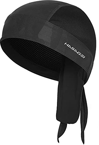 HASAGEI Bandana Cap Sports Kopftuch Herrem Damen, Sommermütze Fahrradmütze, Elastizität Atmungsaktiv Schweißableitender Quick Dry Kopfbedeckung