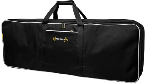 TIGER WR-107 Keyboard-Tasche mit Tragegurt - 88 Key Keyboard/Digital Piano gepolsterte Tasche - 1460 x 388 x 175mm