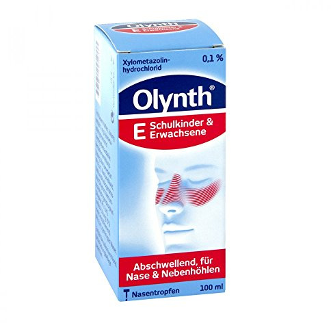 Olynth 0,1% - Abschwellende Schnupfen Lösung für Erwachsene und Schulkinder ab 6 Jahren – 100 ml Nasentropfen