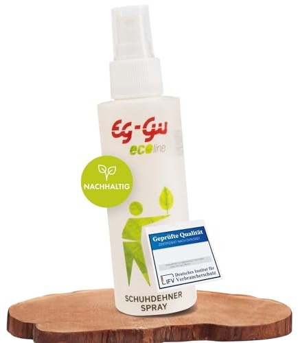 eg-gü Schuhdehner Spray & Lederdehnungsspray Ecoline Leather Shoe Stretcher, aerosolfrei ohne Treibgas-Dehnungsspray für enge Lederschuhe, leder weichmacher für schuhe, weitet sanft für guten-150 ml