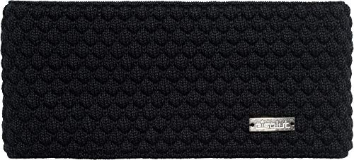 Eisglut Stirnband Minal Merino, schwarz