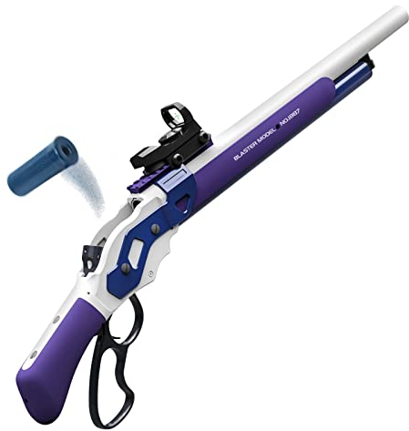 Shell Auswurf Spielzeug Gewehr Hebel Action Schrotflinte Spielzeug Schaum Blaster Spielzeugpistole mit Schutzbrille und Stirp Band für Teen Youth