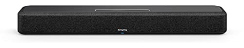 Denon Home Sound Bar 550 kompakte Heimkino Soundbar mit Dolby Atmos, DTS:X, Alexa Built-in, WLAN, Bluetooth, AirPlay 2, HEOS Built-in, HDMI eARC, 4K Ultra-HD, Dolby Vision, HDR10, Schwarz