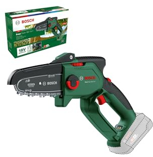 Bosch kompakte Mini Kettensäge EasyChain 18V-15-7 (Zum Schneiden von Holz; 18 Volt System; Kettengeschwindigkeit: 6,95 m/s; ohne Akku)