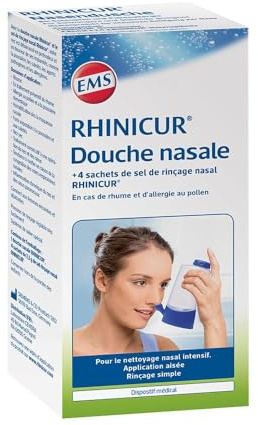 Rhinicur Nasendusche mit 4 Sachets