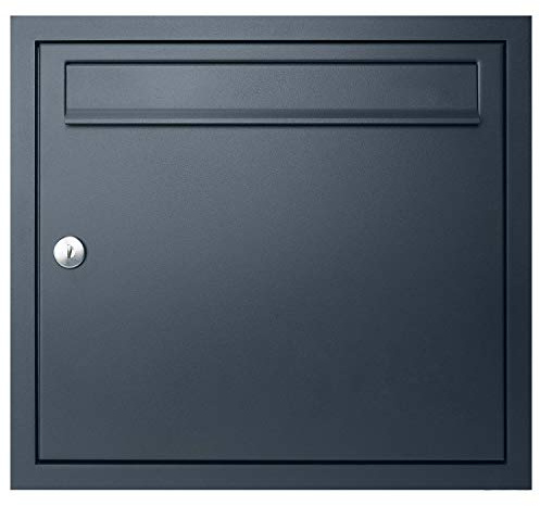 MOCAVI UP1 Unterputz-Briefkasten anthrazit-grau RAL 7016 moderner wetterfester rostfreier Einbaubriefkasten hochwertiger Qualitäts-Postkasten stilvolles Design sicherer Postempfang langlebig robust