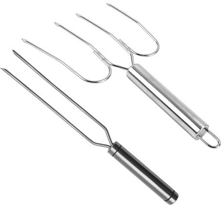 4Pcs Fleisch- und Tranchiergabel aus Edelstahl