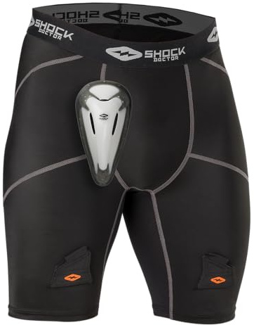 Shock Doctor Jungen Hockey-Schläge mit Körbchen Boys Compressionm Hockey Short