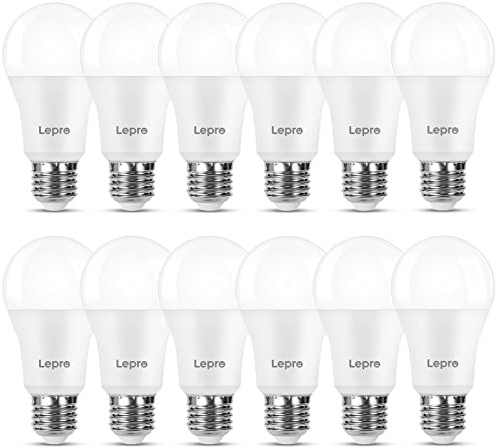 Lepro 13W E27 LED Warmweiss, 1521LM 2700K Glühbirne E27 | Nicht Dimmbar, 180° Abstrahlwinkel E27 Glühbirne, ersetzt 100W Leuchtmittel, A60 glühbirnen, 12 Stück