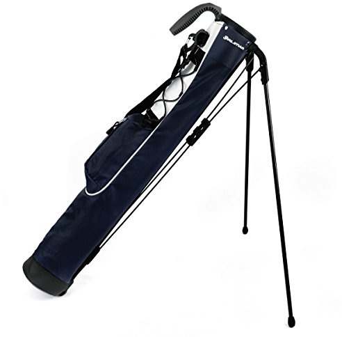 Orlimar Pitch 'n Putt Golftasche, leicht, mitternachtsblau, Par 3, kleine Executive Golfschlägertasche für einige Clubs, Serie Herren und Damen, mit 2-Wege-Trennwand, 1 Tasche, Schultergurt,