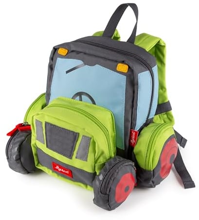 sigikid Kinderrucksack Kindergartenrucksack Krippe Kita - mit Brustgurt gepolsterten Gurten Namensschild - Geschenk für Jungen und Mädchen ab 2 Jahren