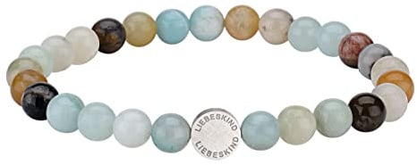LIEBESKIND BERLIN TIME & JEWEL Berlin Beads 6mm mit Logotag in Edelstahl