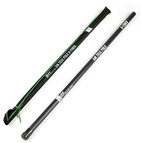 Zite Fishing Stipprute 6 m – Teleskoprute Stippe Glasfaser mit Spitzenring – Basic Teleskoprute zum Stippangeln mit Stoff-Futteral