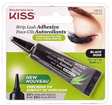 Kiss Strip Lash Adhesive with Aloe – 58325 Black by Kiss