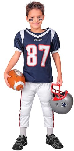 W WIDMANN MILANO Party Fashion - Kinderkostüm American Football Player, Sportler, High School, Mottoparty, Karnevalskostüme