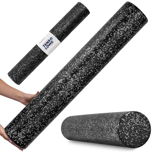 Majestic Sport Tenso Long, Schaumstoff-Fitnessrolle, Pilates Roller, Schaumstoffrolle für Yoga, Länge: 90cm
