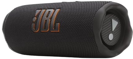 JBL Flip 7, kabelloser tragbarer Bluetooth-Lautsprecher, 16 Stunden Akkulaufzeit, IP68 wasserdicht, Staub- und stoßfest, JBL Pro Sound mit AI Boost, Auracast Multi-Speaker-Verbindung, Schwarz