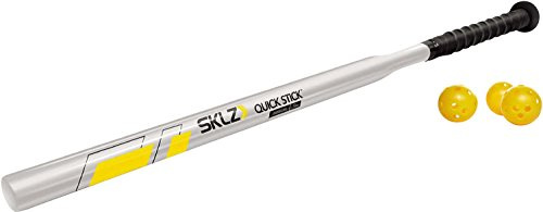 SKLZ Quick Stick Baseball- und Softball-Trainingsschläger für Geschwindigkeit, Silber, 340 g
