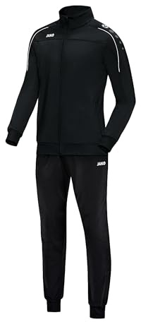 JAKO Unisex Trainingsanzug Polyester Classico, Schwarz, L