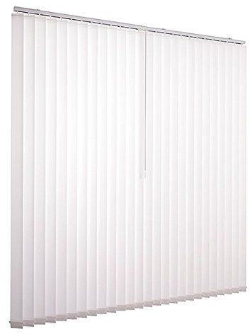 Lamellenvorhang Komplettset Ventanara Vertikaljalousie 89mm inkl. Montagematerial (weiß (tageslicht), B300 x H250 cm)