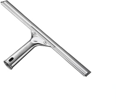Unger Professioneller 30,5 cm Edelstahl-Fenster- und Glasreinigungsrakel – Reinigungsmittel, robuster Abzieher für Fensterreinigung, streifenfreie Ergebnisse