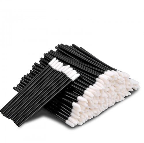 Vesaneae 200 Stück Einweg Lippenpinsel, Lippenstift Makeuppinsel, Einweg Lippenstift Applikator, Lip Gloss Pinsel, Concealer Pinsel Applikator Zauberstäbe, Schminkpinsel für Lippen Makeup Werkzeug