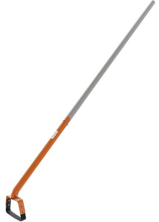 TERRADIX Pendelhacke mit Metallstiel- Hacke Harke - Unkraut entfernen - 14cm breit - gehärteter Werkzeug Stahl - nachschleifbar