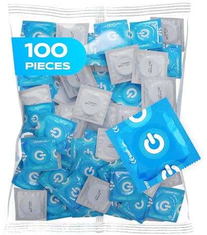 ON) Kondome Natural Feeling I 54 mm Breite I 100 Stück Packung I Premium natur I dünne 0,07 mm Wandstärke I vegan I für Men