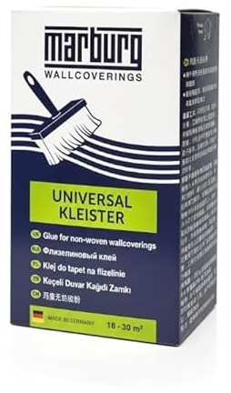 marburg Tapetenkleister Vliestapeten Kleister Stark für Wand 30qm zum Tapezieren und Basteln Tapetenleim 200g Pulver