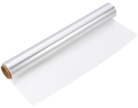 STOBOK Klare Cellophan Rolle,Geöffnet Breiten 80CM x 30M Zellophan Transparent 3.0 Mil Dicke zum Einwickeln von Geschenkkörben,Geschenkpapier,Blumenfolie Geschenkfolie