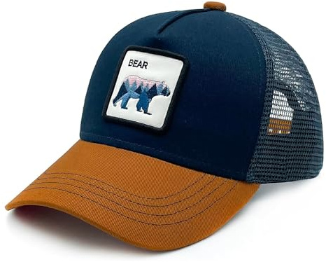 Hatwell Kinder Trucker Caps für Jungen, Kleinkind Snapback Mesh Baseball Hut für Alter 2-6