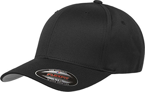 Flexfit Herren Flexfit Athletic Baseball Fitted Cap voor heren Verschluss, Schwarz, S-M EU