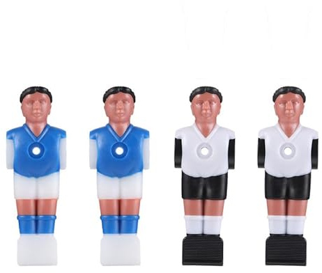 PRETYZOOM 4 Stück Teiliges Tischfußball Ersatzspieler Robuste Kickerfiguren aus Widerstandsfähigem Harz Kompatibel mit Tischkicker Installieren als Ersatz für Beschädigte Fußballspieler