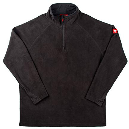 Engelbert Strauss Herren Fleecepullover Troyer dryplexx Micro, Farbe:schwarz, Größe:L