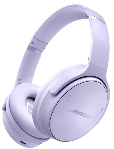 Bose QuietComfort Kabellose Kopfhörer mit Mikrofon und Noise-Cancelling, Bluetooth Over-Ear-Kopfhörer mit Noise-Cancelling, bis 24 Stunden Akkulaufzeit, Hellflieder - Limited Edition
