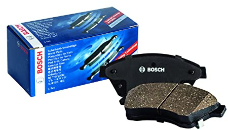 Bosch BP1684 - Auto Bremsbeläge vorne - Bosch-Qualität - für leises Bremsen mit wenig Staub - ECE-R90 zertifiziert - kupferfrei - 1 Set mit 4 Bremsbelägen