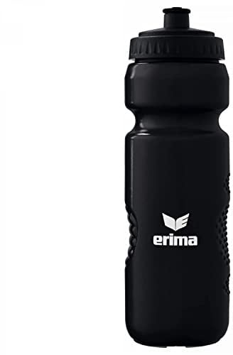 Erima Unisex – Erwachsene Zubehör Team Trinkflasche (7242201), schwarz, 1